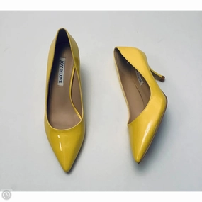 Comfortable Foot Feel Shoes Heels Stiletto By Clothes Mentor In Yellow, Size: 6.5
