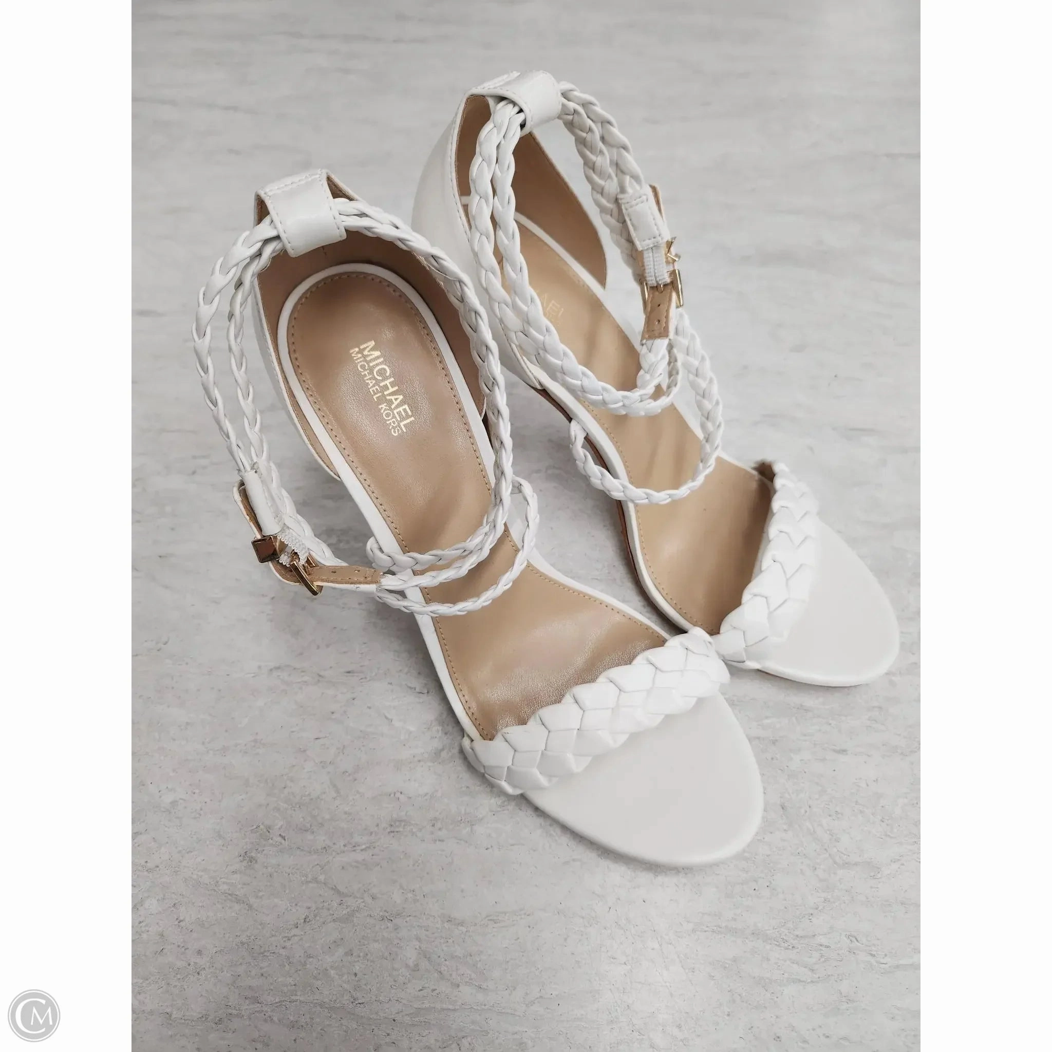 Durable Material High Fashion Shoes Shoes Heels Stiletto By Michael By Michael Kors In White, Size: 10