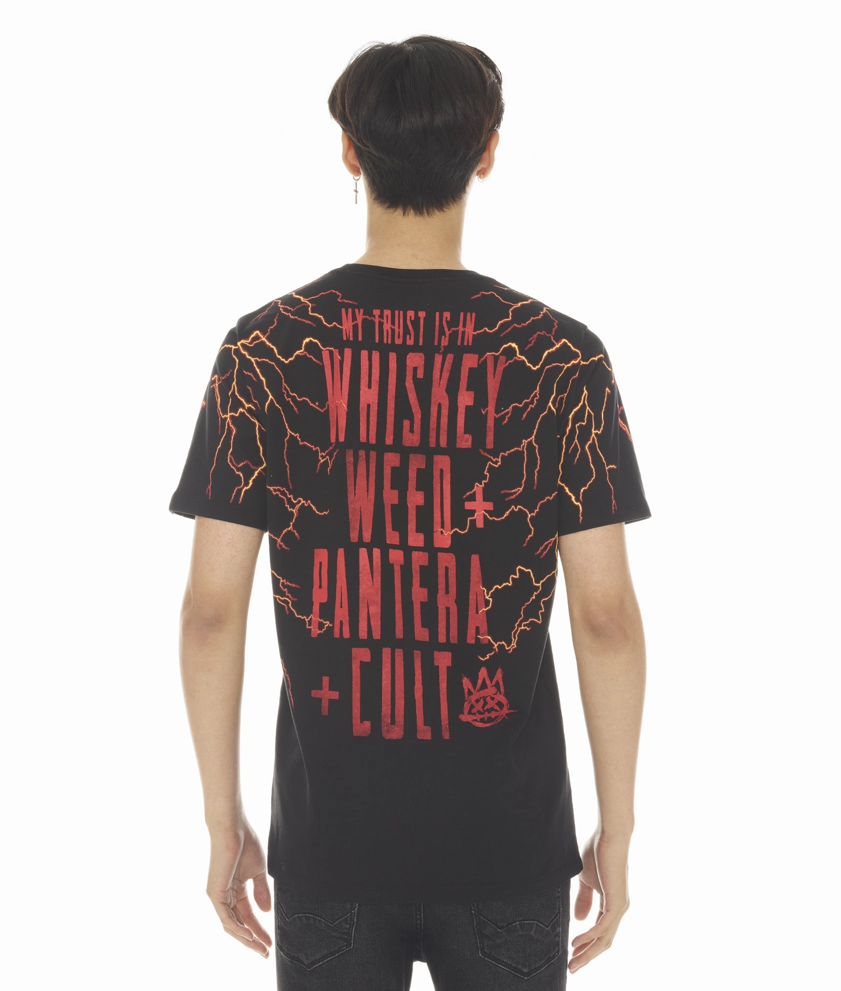 Feminine Fit LowImpact Manufacturing T-SHIRT SHORT SLEEVE CREW NECK TEE "WHISKEY" PANTERA