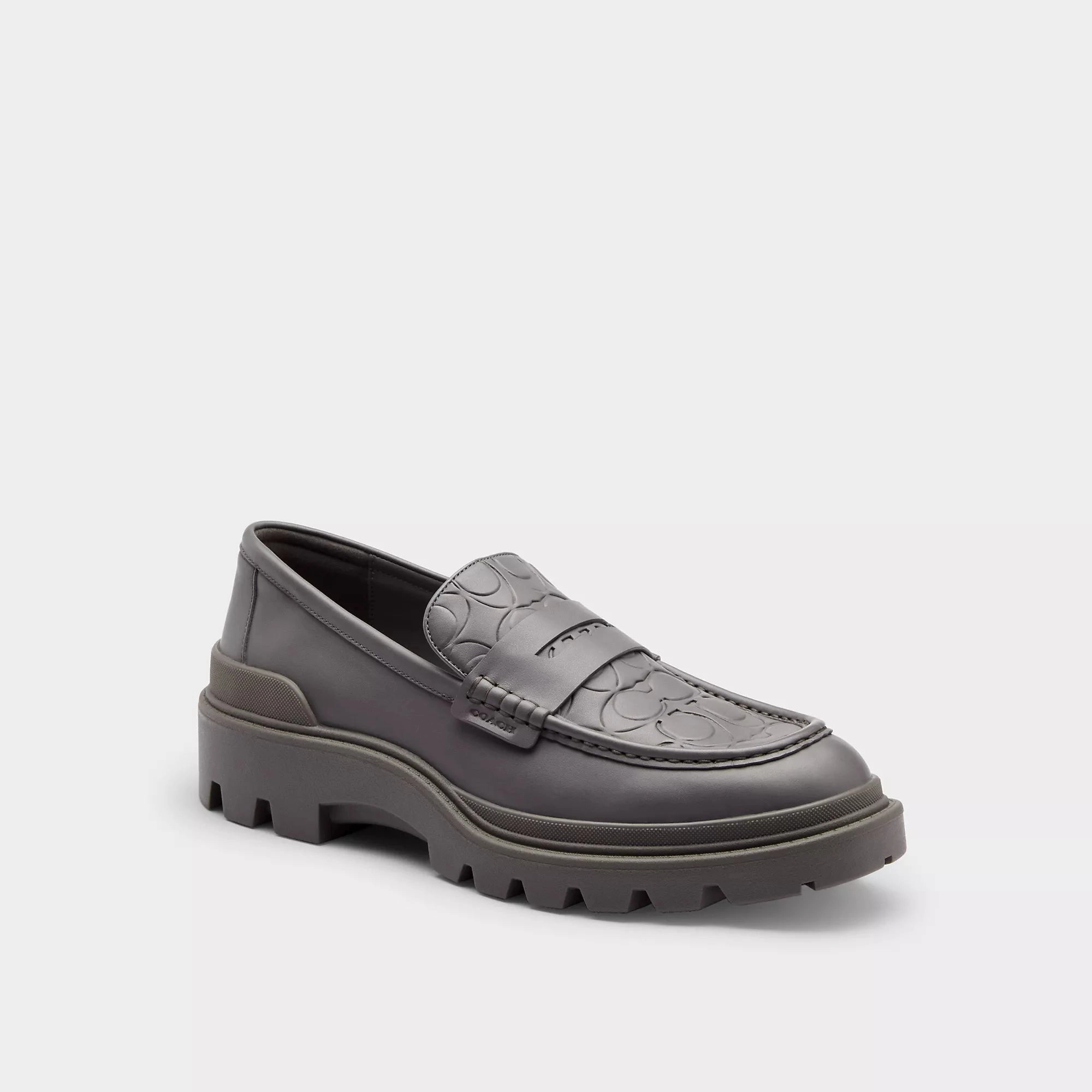 Coach Outlet Platform Loafer With Signature Print Basic Wardrobe