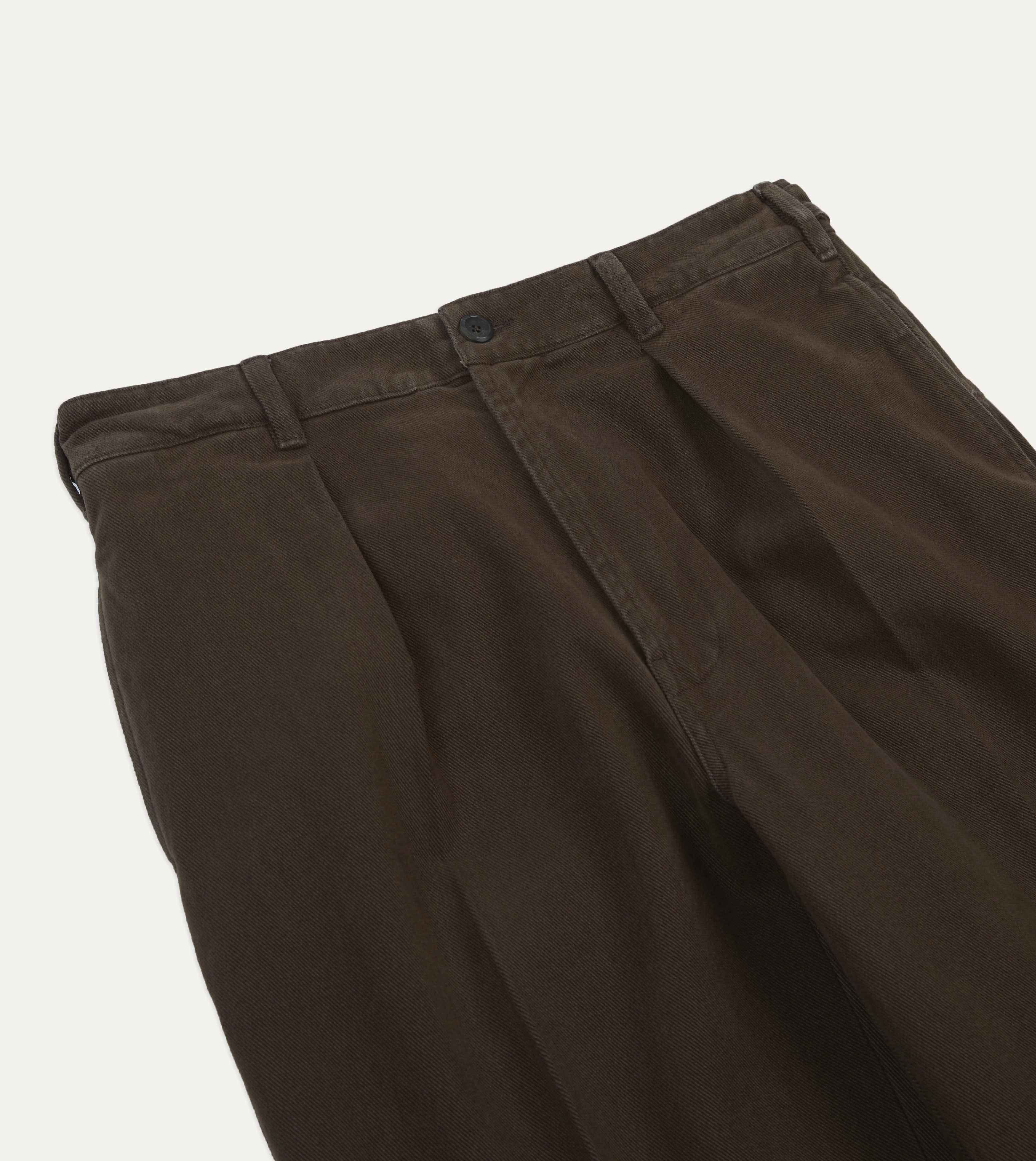 Cocoa Heavy Cotton Twill Games Trousers Reinforced Knees Quick Access Pockets