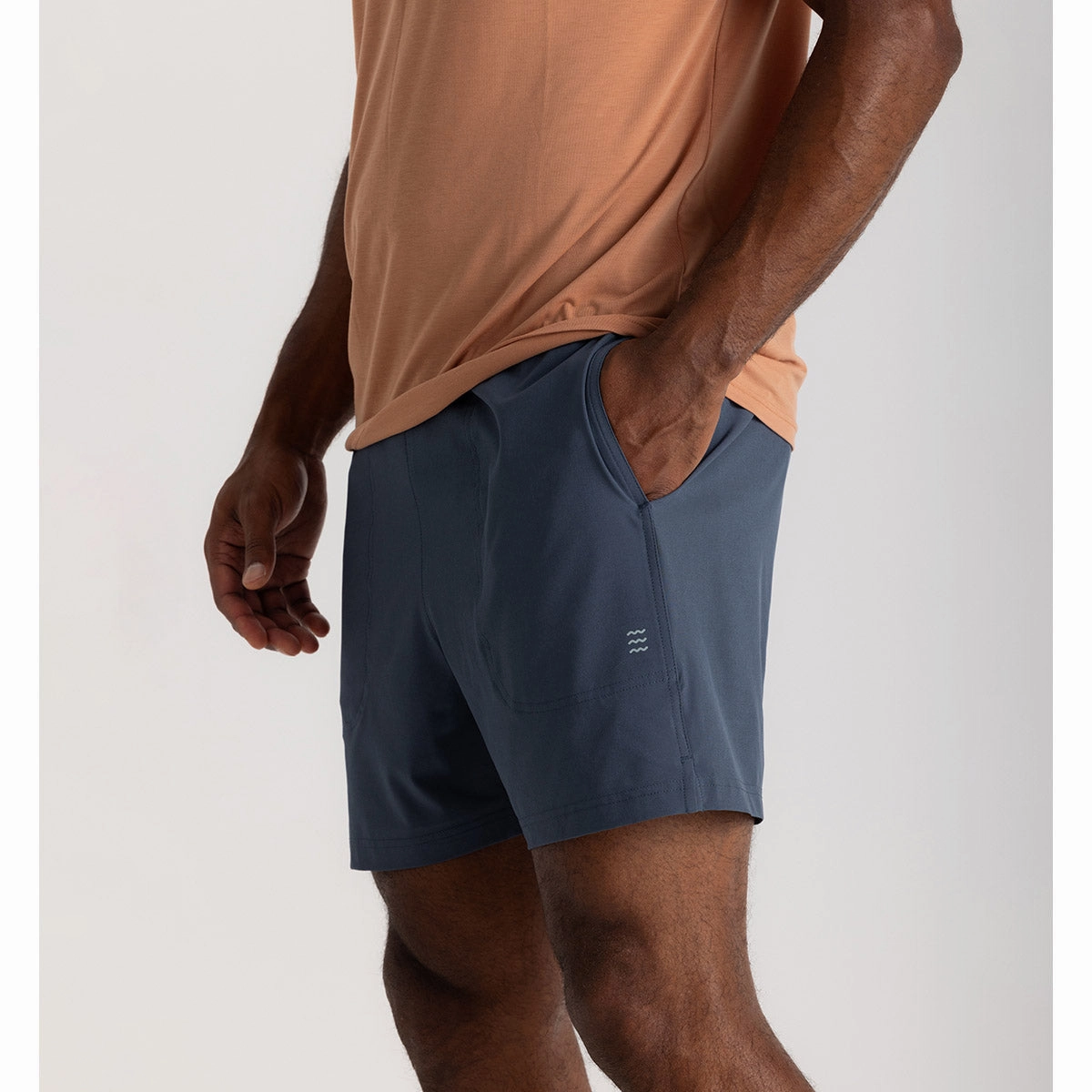 Men's Bamboo-Lined Active Breeze Short - 5.5" Holiday Wear Temperature Regulating Blend