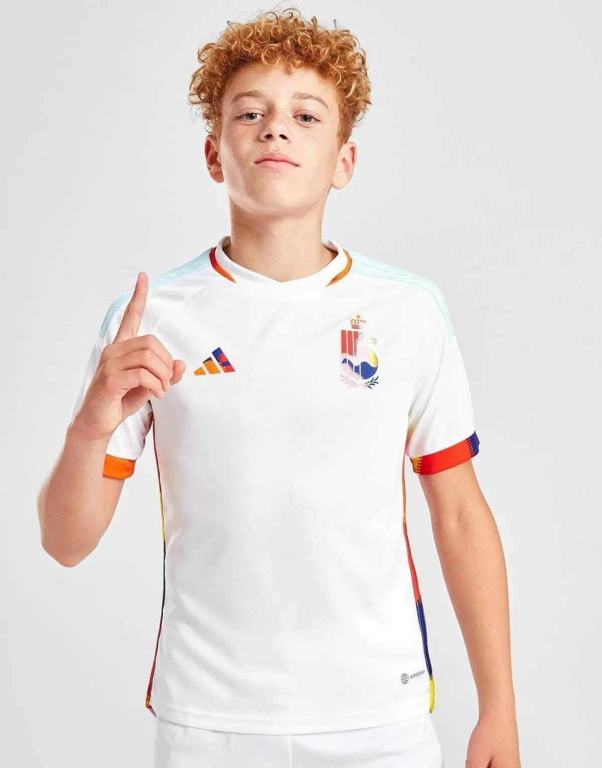 Court Style Flexible Comfort adidas Belgium 2022 Away kit Junior Full Set T-shirt & short