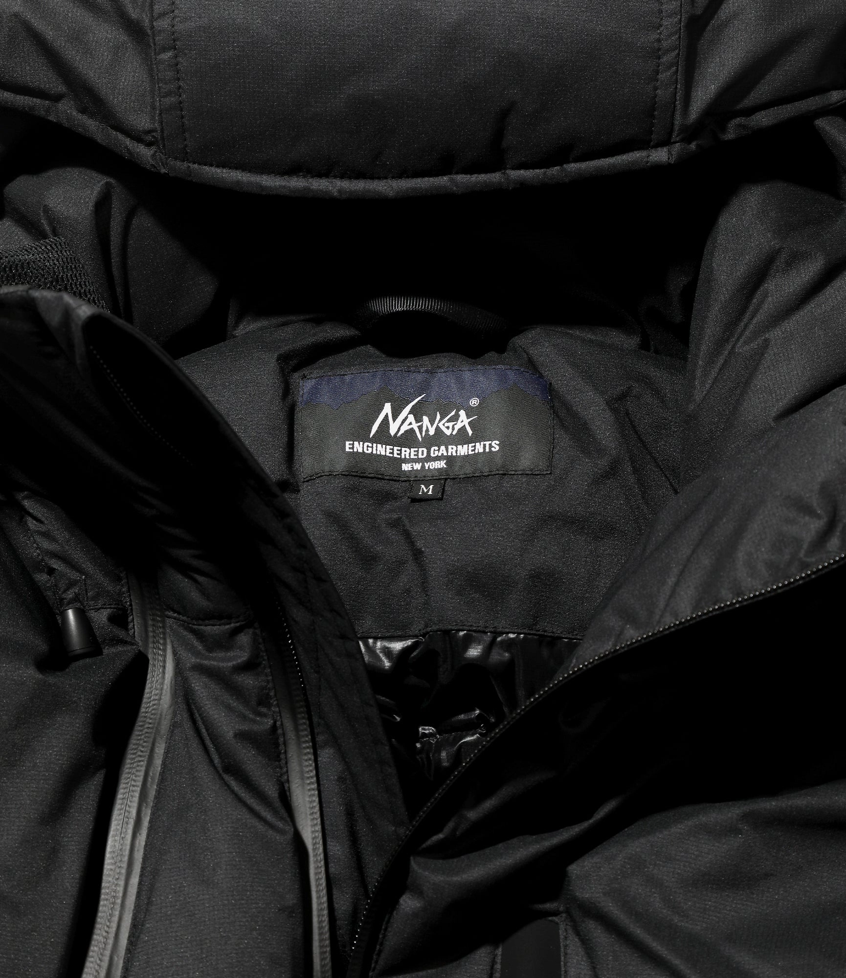 Down Zip Vest ?C Black Ripstop Nylon Age