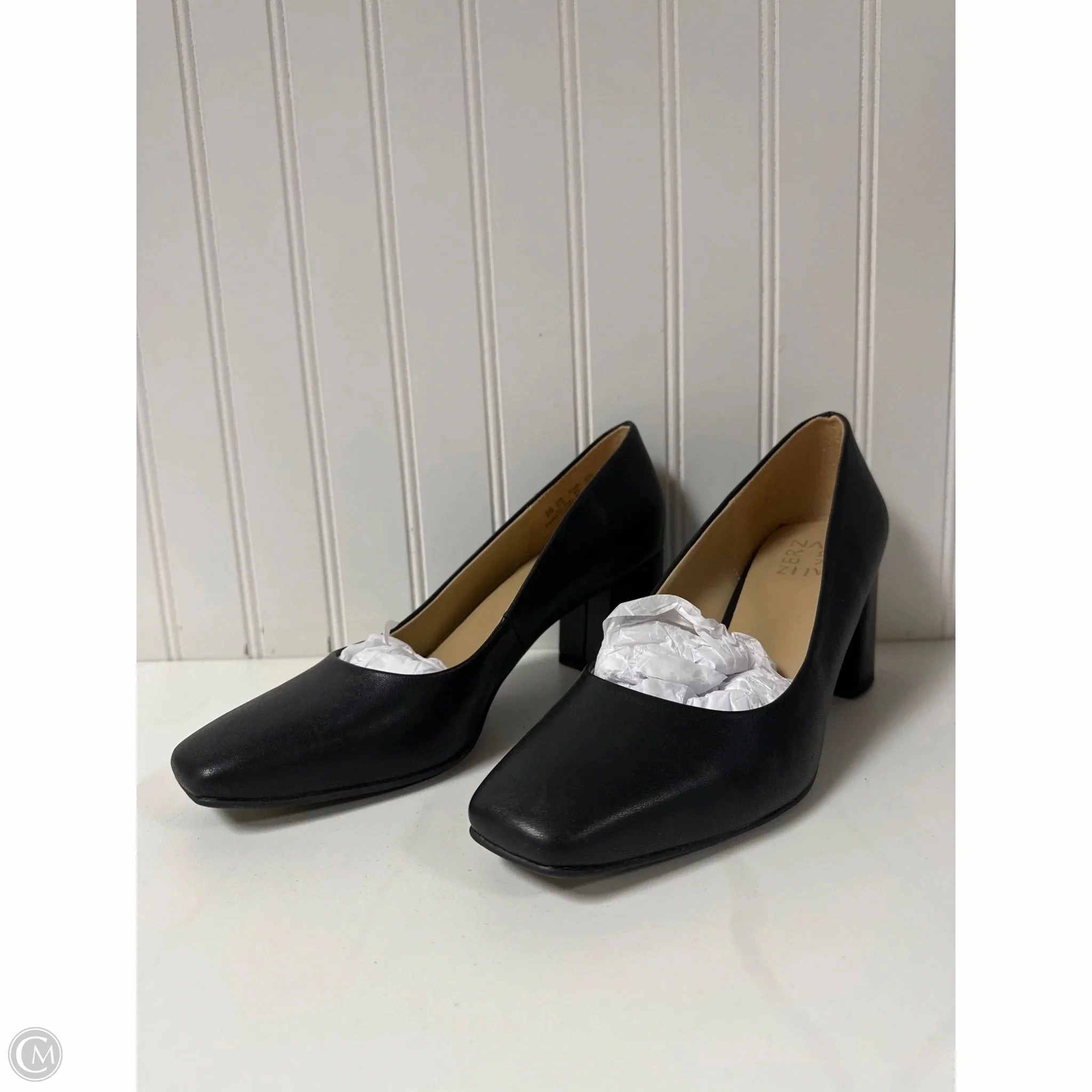 Shoes Heels Block By Naturalizer In Black, Size: 9 Strappy Design Peep Toe Booties