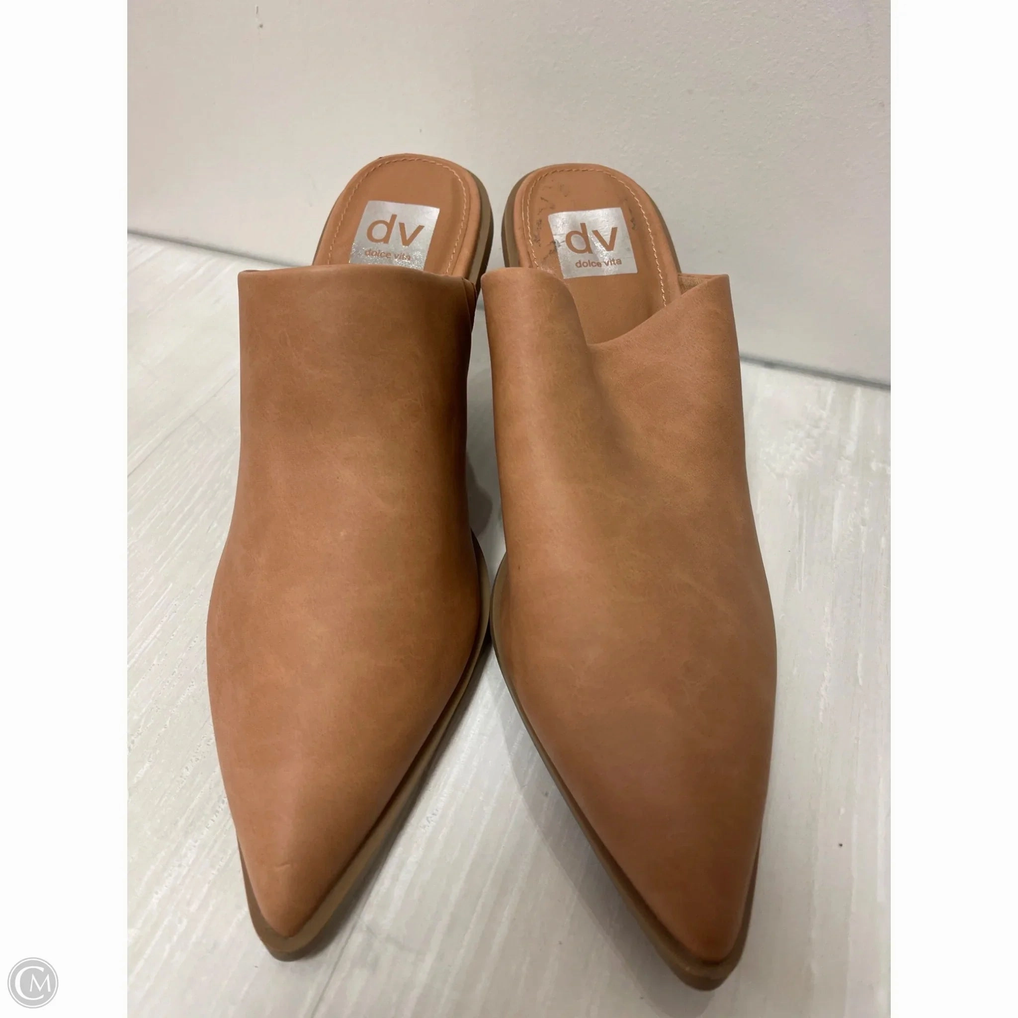 Velvet Wedding Heels Shoes Heels Block By Dolce Vita In Brown, Size: 10