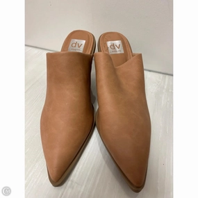 Velvet Wedding Heels Shoes Heels Block By Dolce Vita In Brown, Size: 10