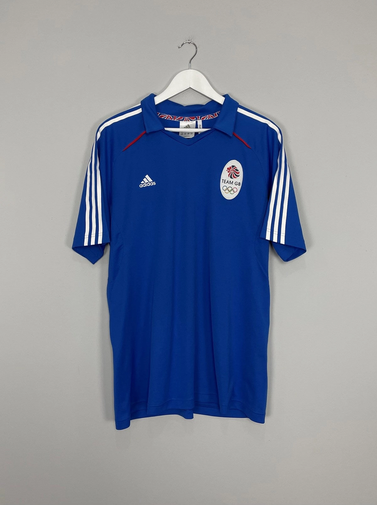 2012 GREAT BRITAIN ADIDAS OLYMPICS TRAINING POLO (XL) Temperature Regulation System Thermoregulation Tech