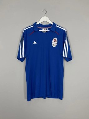 2012 GREAT BRITAIN ADIDAS OLYMPICS TRAINING POLO (XL) Temperature Regulation System Thermoregulation Tech