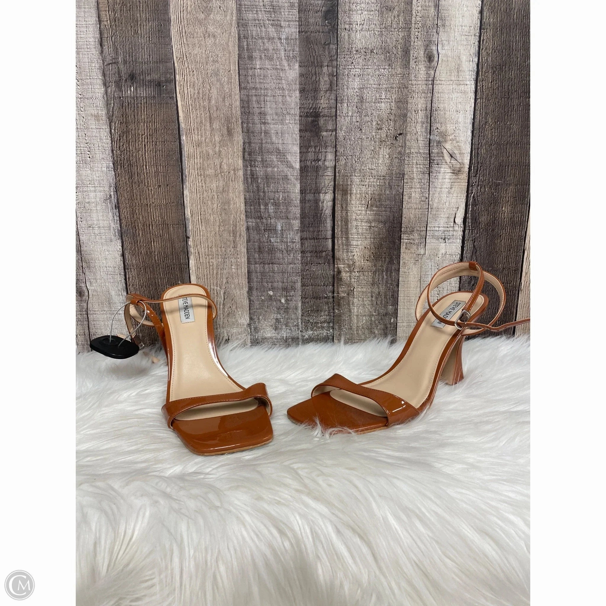 Clean Lines Glamorous Heeled Boots Shoes Heels Stiletto By Steve Madden In Copper, Size: 11