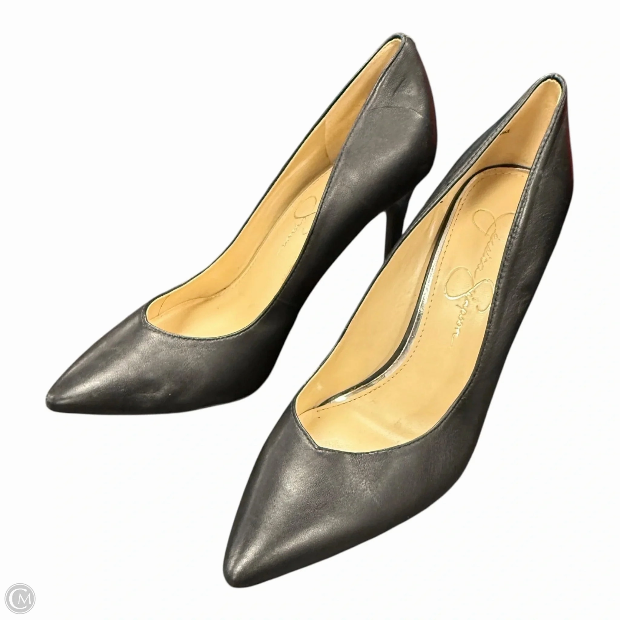 Shoes Heels Stiletto By Jessica Simpson In Black, Size: 8.5 Pink High Heels Formal Event Heels