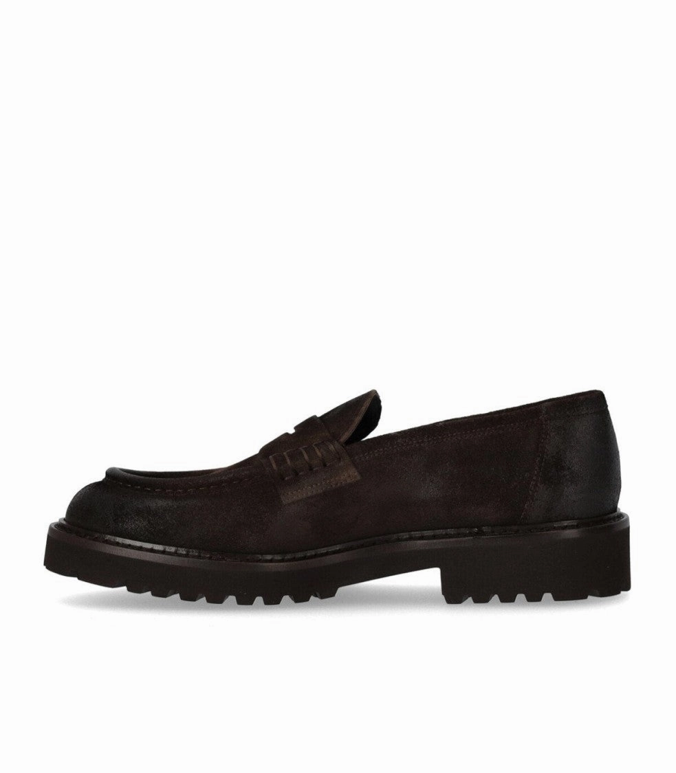 Commander Dark Brown Loafer Sure Lane