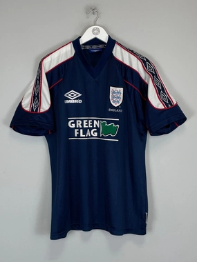fabric softener 1997/99 ENGLAND TRAINING SHIRT (L) UMBRO