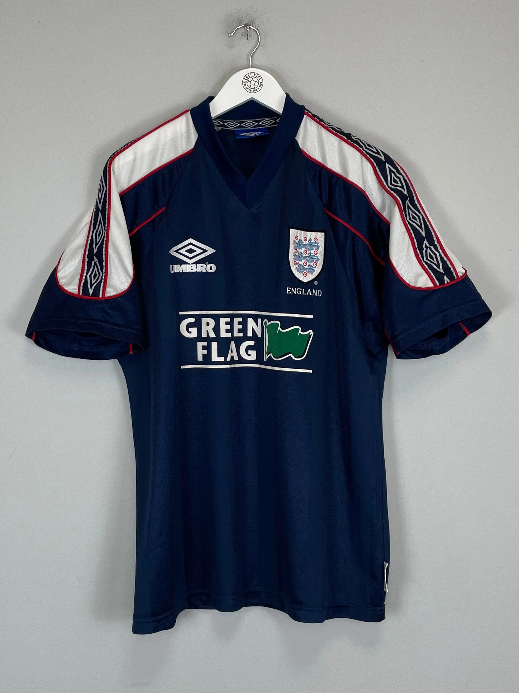 fabric softener 1997/99 ENGLAND TRAINING SHIRT (L) UMBRO