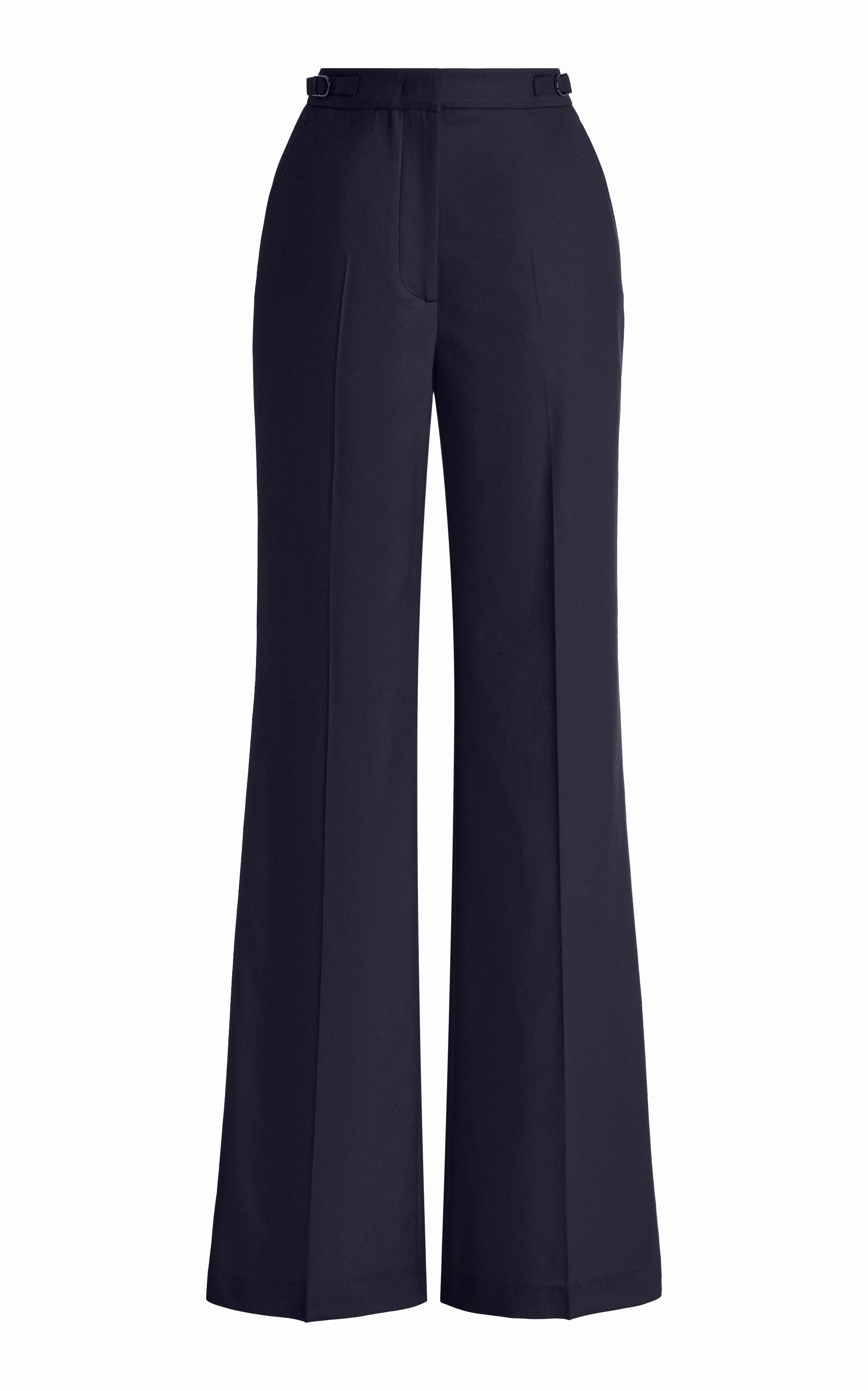 Casual office wear Convertible Cuff Mechanism Vesta Pant in Dark Navy Sportswear Wool