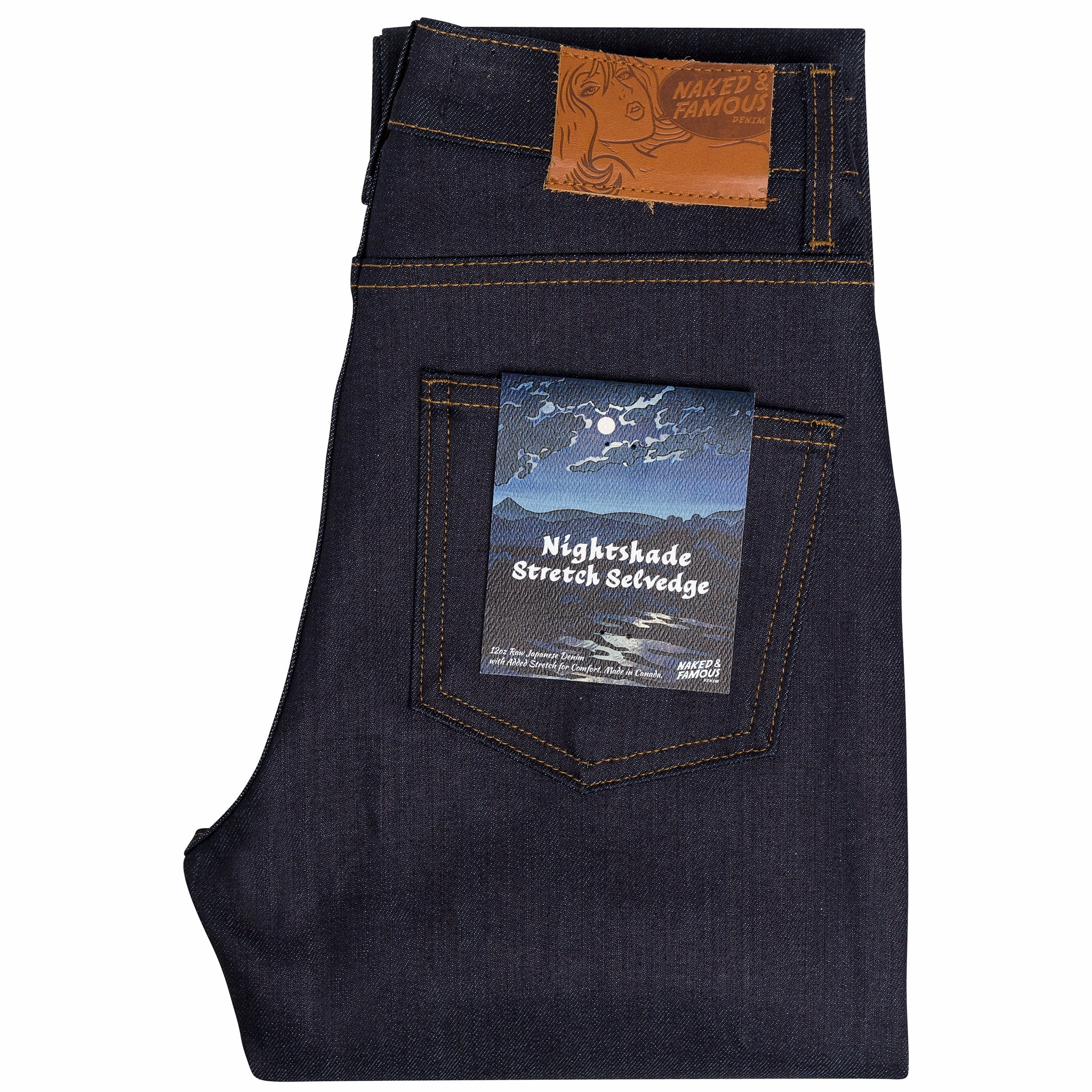 Classic Design Universal Look Women's - High Skinny - Nightshade Stretch Selvedge