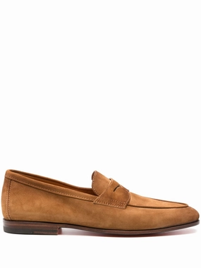 Cow Leather Loafers With Refined Stitch Detail Weekend Walk