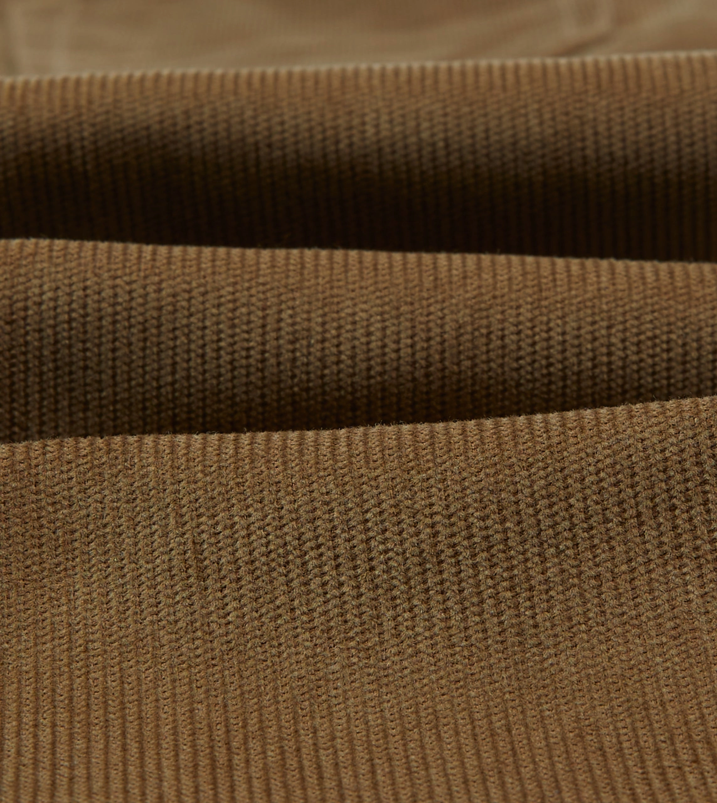 Tan Japanese Selvedge Needlecord Five-Pocket Trousers DurableReinforcedMaterial