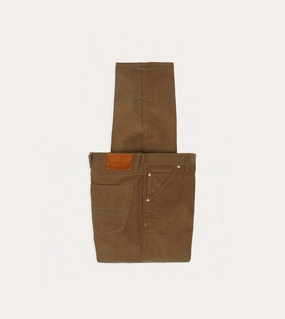 Tan Japanese Selvedge Needlecord Five-Pocket Trousers Perfect Pair SoftLining