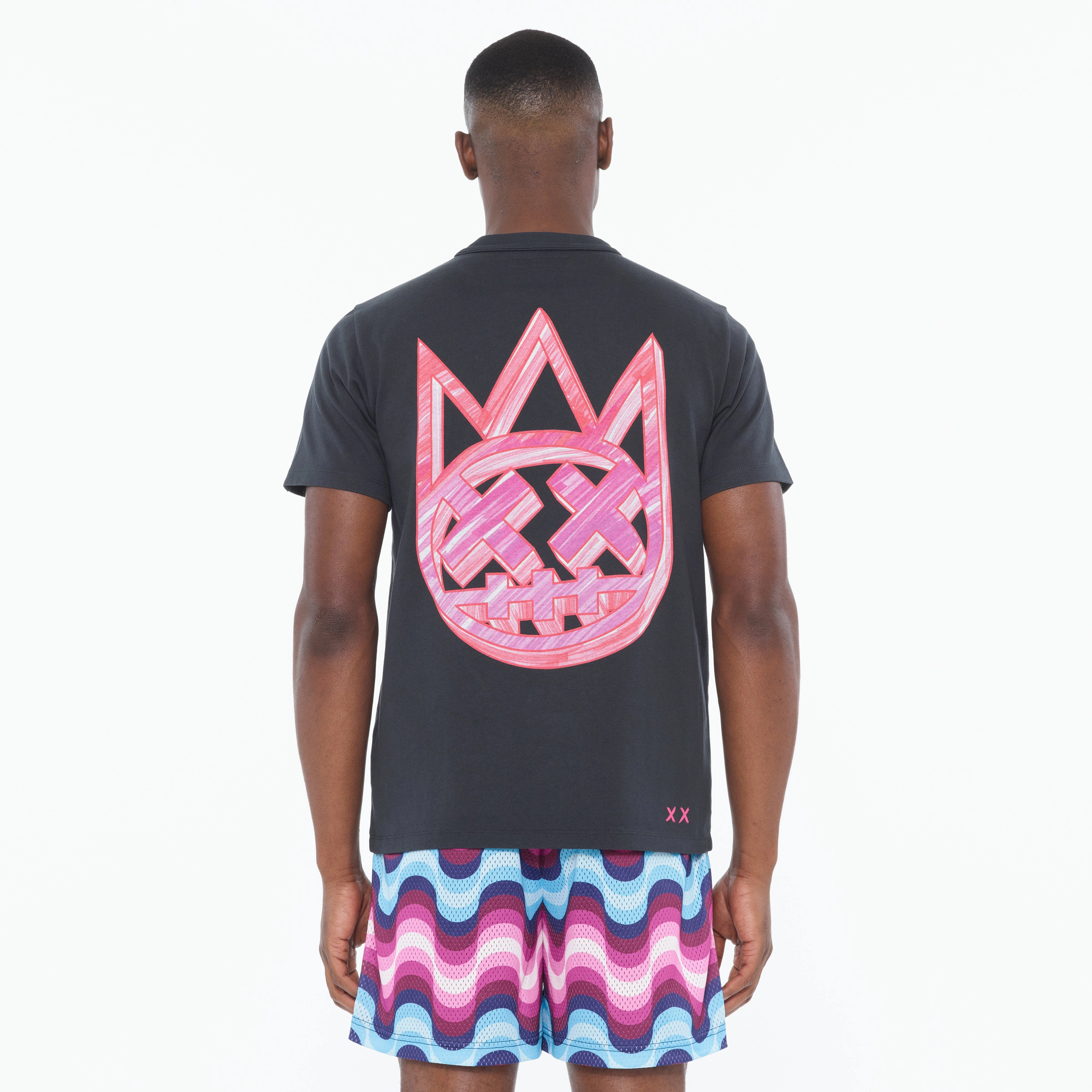 Casual and cool Cult's Heavyweight Short Sleeve Crew Neck Tee "Marker Logo" in Steel