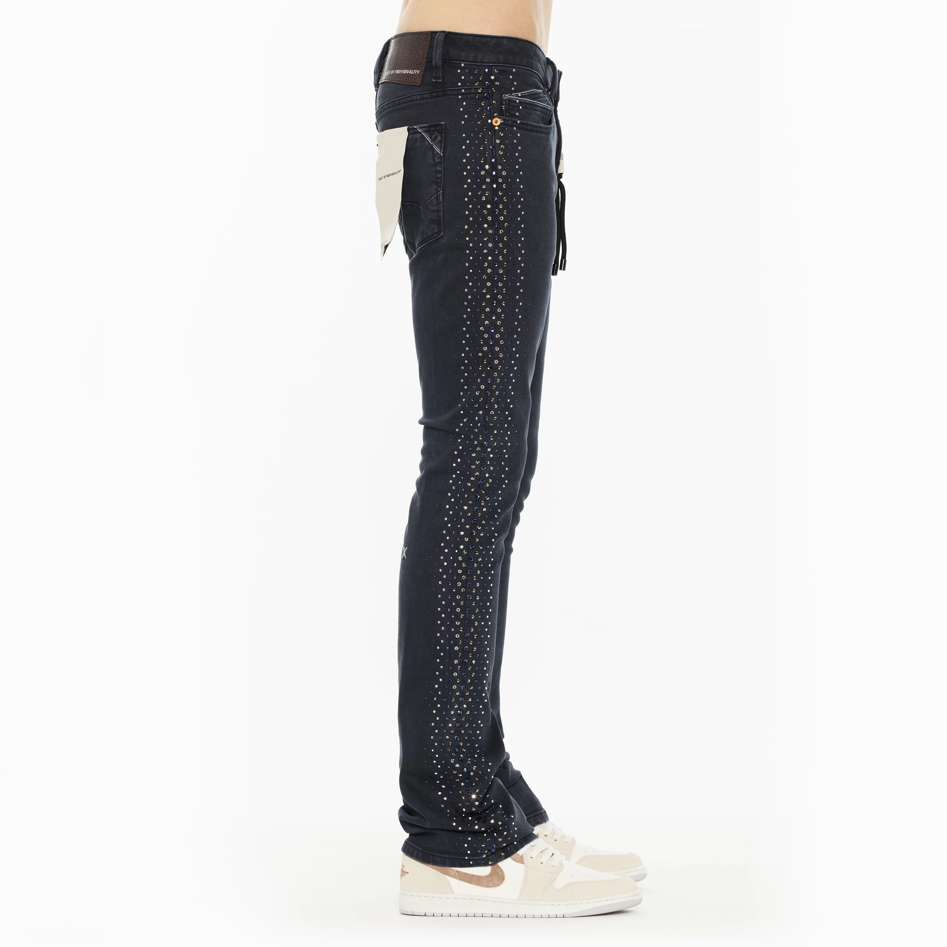 Fit Layer Cult x El Alfa Premium Lenny Bootcut 603 Jeans in Noir