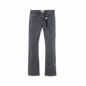 Comfortable Design Look Cult x El Alfa Premium Lenny Bootcut 603 Jeans in Noir