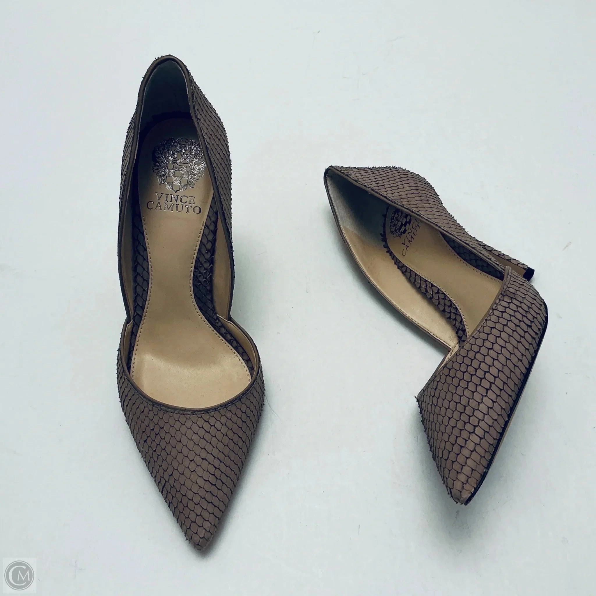 Shoes Heels Stiletto By Vince Camuto In Brown, Size: 8.5 Supportive arch