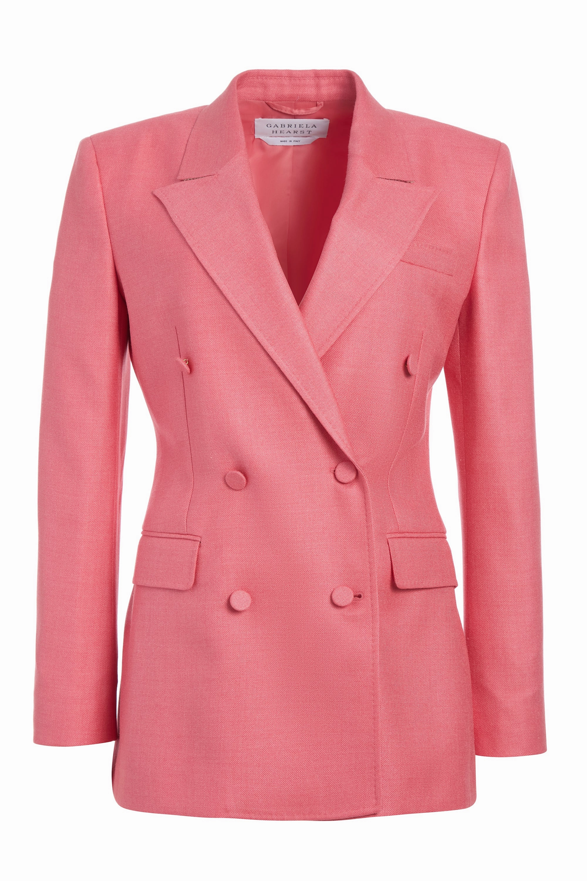 Business Design Gavin Blazer in Watermelon Silk Virgin Wool