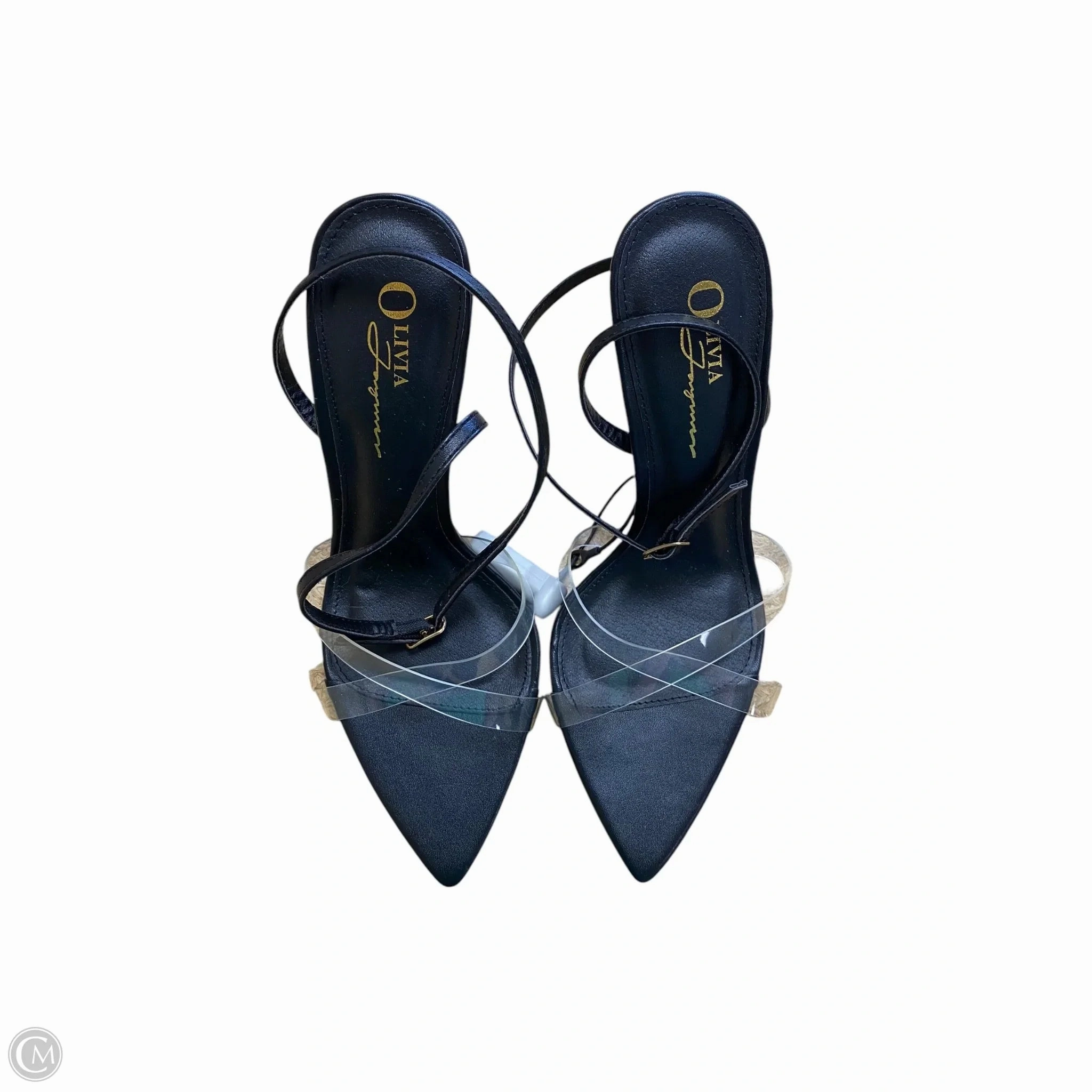 Shoes Heels Stiletto By Clothes Mentor In Black, Size: 8 Foot Stability Simple Accent