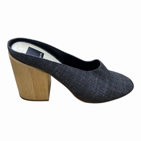 Smooth Surface Shoes Heels Block By Dolce Vita In Grey, Size:10
