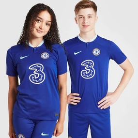 Chelsea FC 2022/23 Home Shirt Junior Full Set T-shirt & short Low Bulk Design