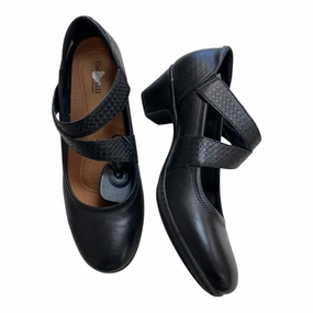 Shoes Heels Block By Cobb Hill In Black, Size:10 Good Traction Chic Heels