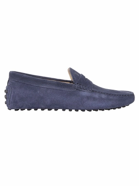 Streamlined Leather Moccasin Loafers With Pebble Outsole Relaxed Design Run Errand