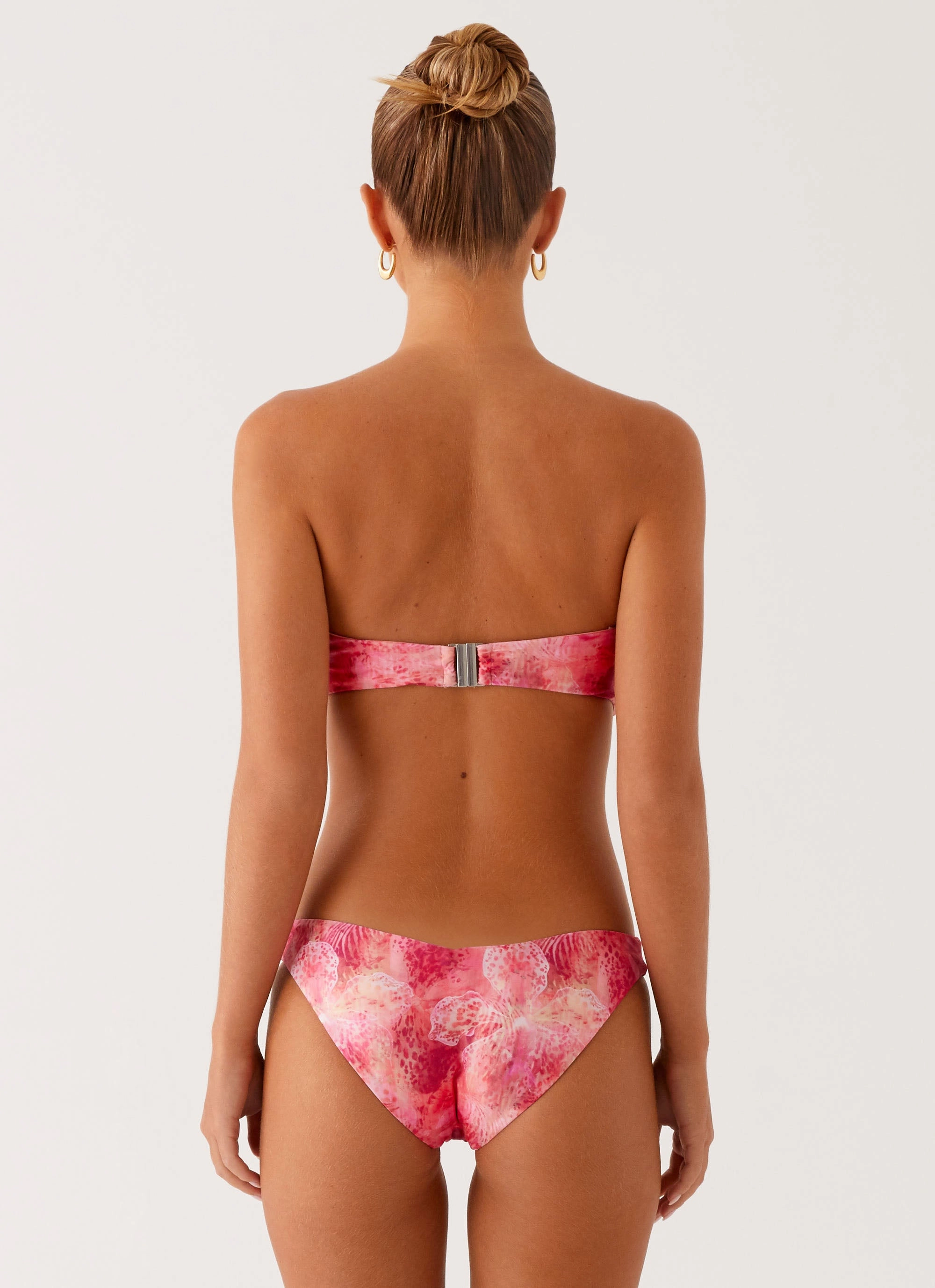 Delta Bandeau Bikini Top - Flamingo Fling Racerback Support Cutout-Design