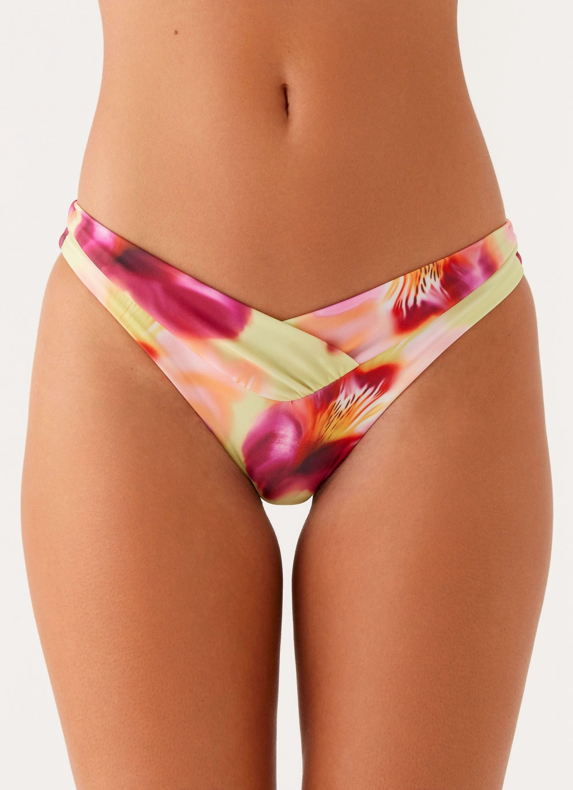 Delta Bikini Bottoms - Green Tropical Recyclable Packaging Material Compression Panels