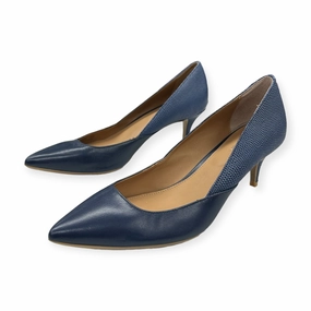 Timeless Design Navy Shoes Heels Stiletto Calvin Klein, Size 6.5