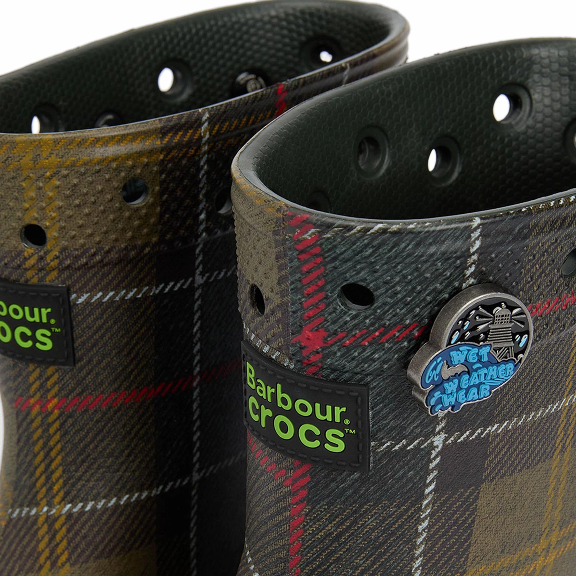 Crocs x Barbour Mens Classic Boots Italian Glam