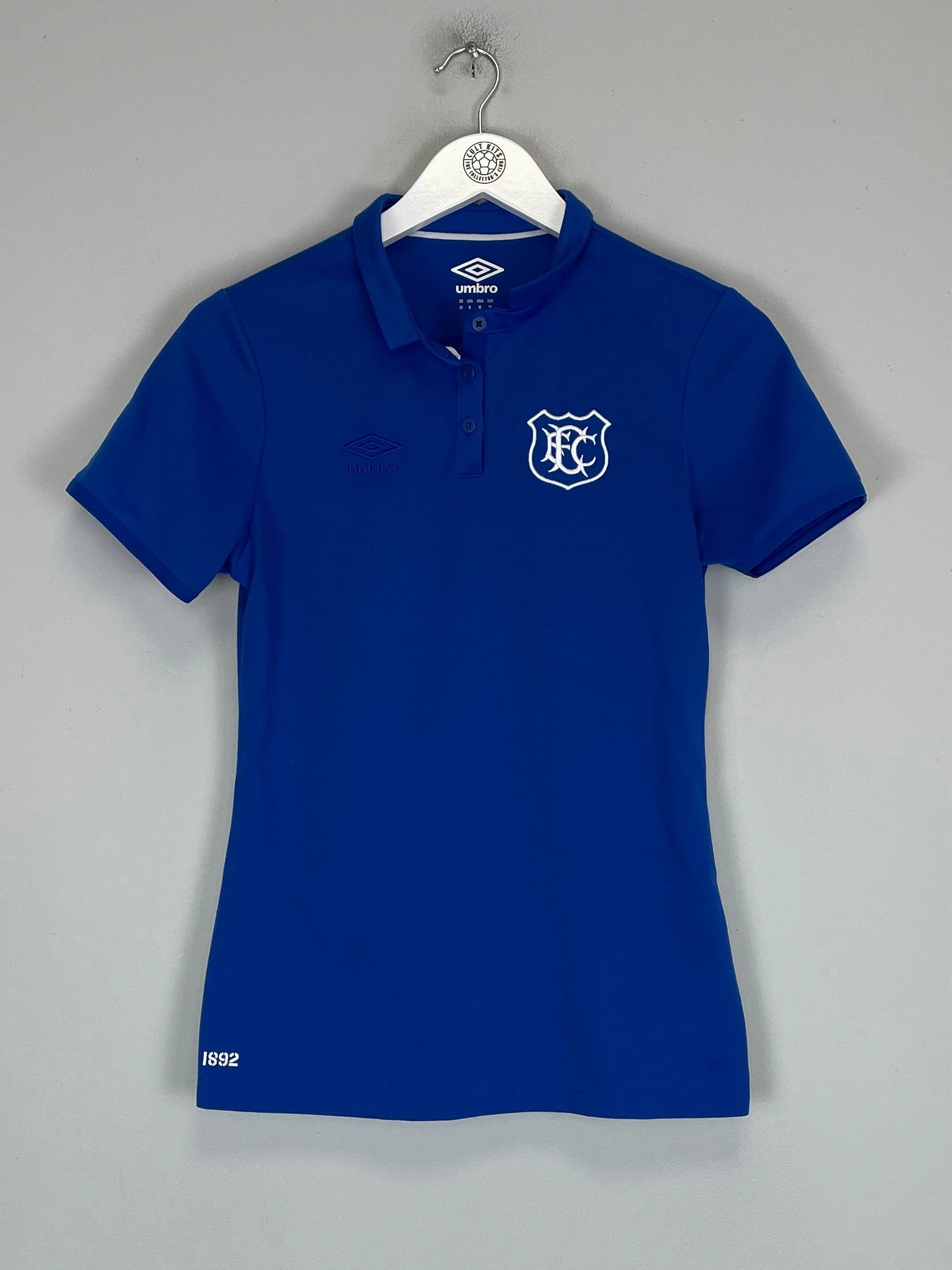 2017/18 EVERTON ROBYN #8 *125 YEARS* WOMENS HOME SHIRT (10) UMBRO Tagless label Oversized Silhouette