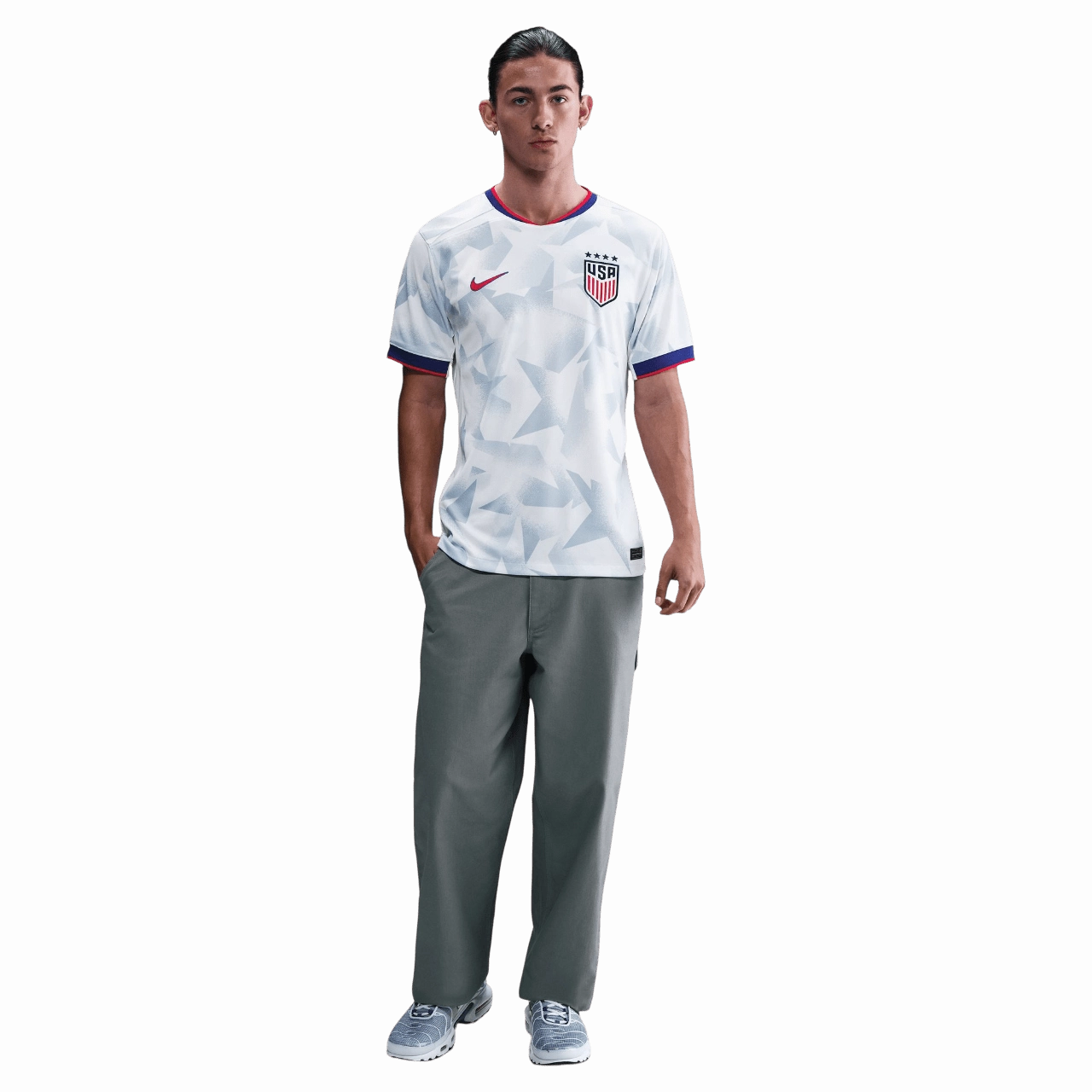 USA 2025 Home Jersey - Women's Team (FZ9017-101) Sweat Management Technology Weekend Style