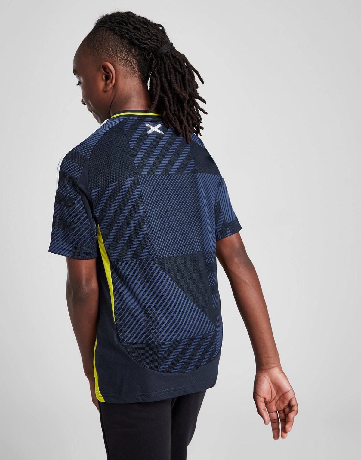 Smooth Finish Stretchable Knit Material Scotland 2024 Home Mini Kit Full Set Shirt & Shorts