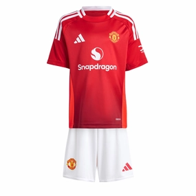 Non Restrictive Mobility Cut Manchester United 24/25 Home Kit Full Set Shirt & Short