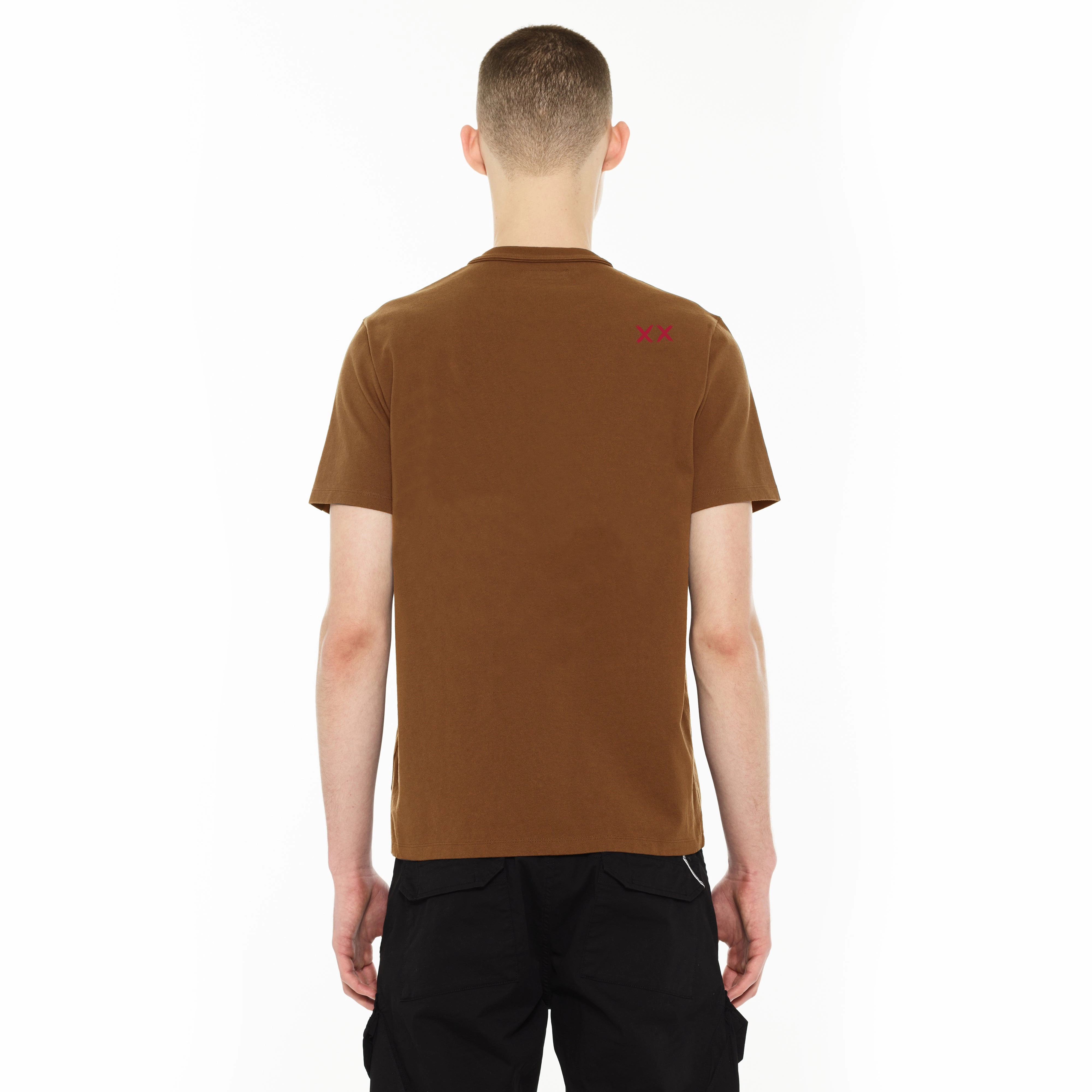 StretchFabric Sleeveless Cult's S/S Crew Neck Logo Tee in Hawaiian Sunset