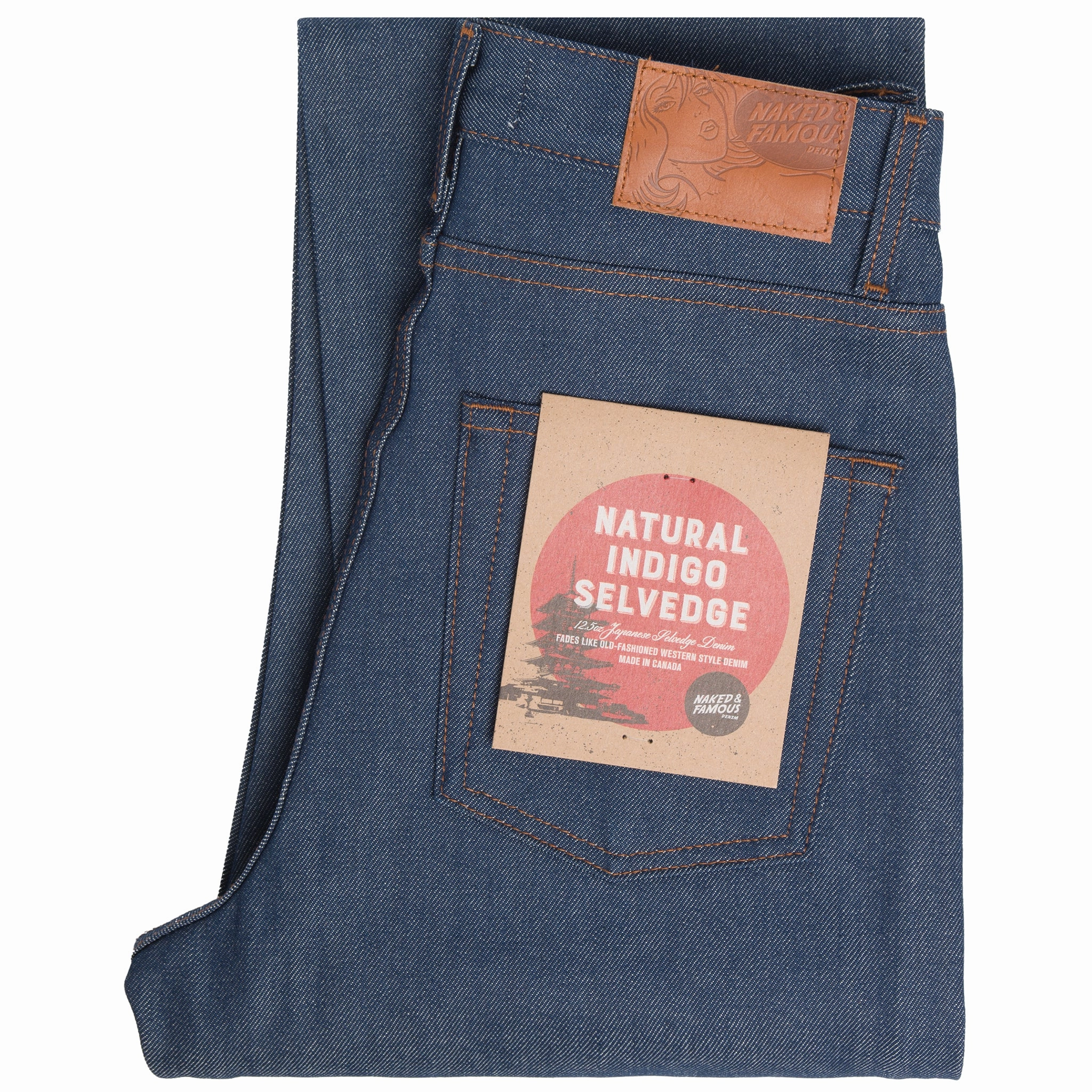 Casual Edge Sustainable Evening Stroll Casual Classic - Natural Indigo Selvedge
