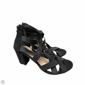Shoes Heels Block By ashley blue -  In Black, Size: 9 Embellished Formal Event Heels