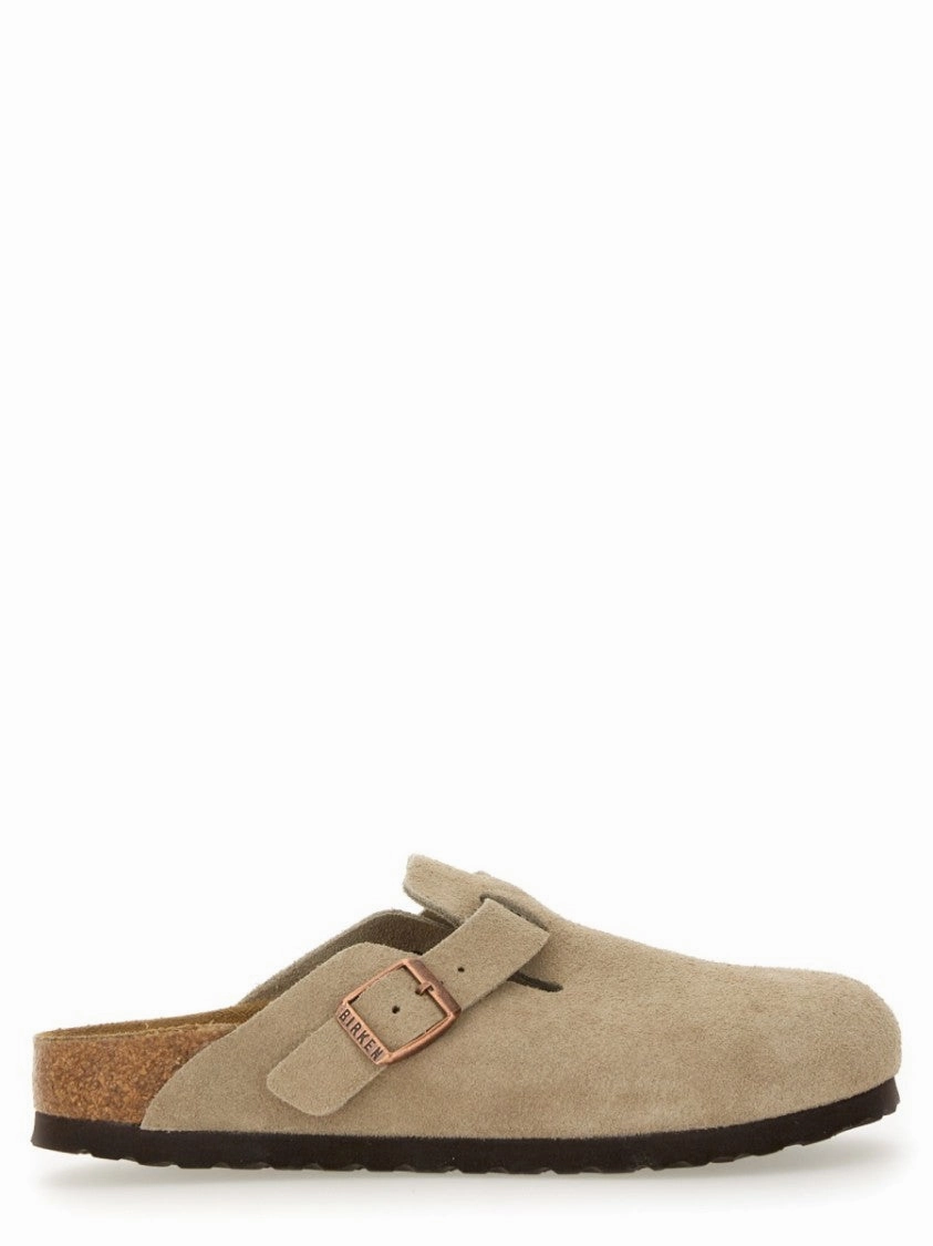 Shop Day Soft Suede Slip-On Clogs With Adjustable Buckle