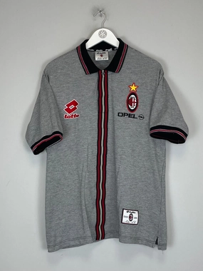 1997/98 AC MILAN TRAINING SHIRT (L) LOTTO Wrinkle-Free