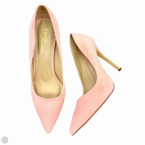 Shoes Heels Stiletto By Olivia In Pink, Size: 11 Pointed Pumps