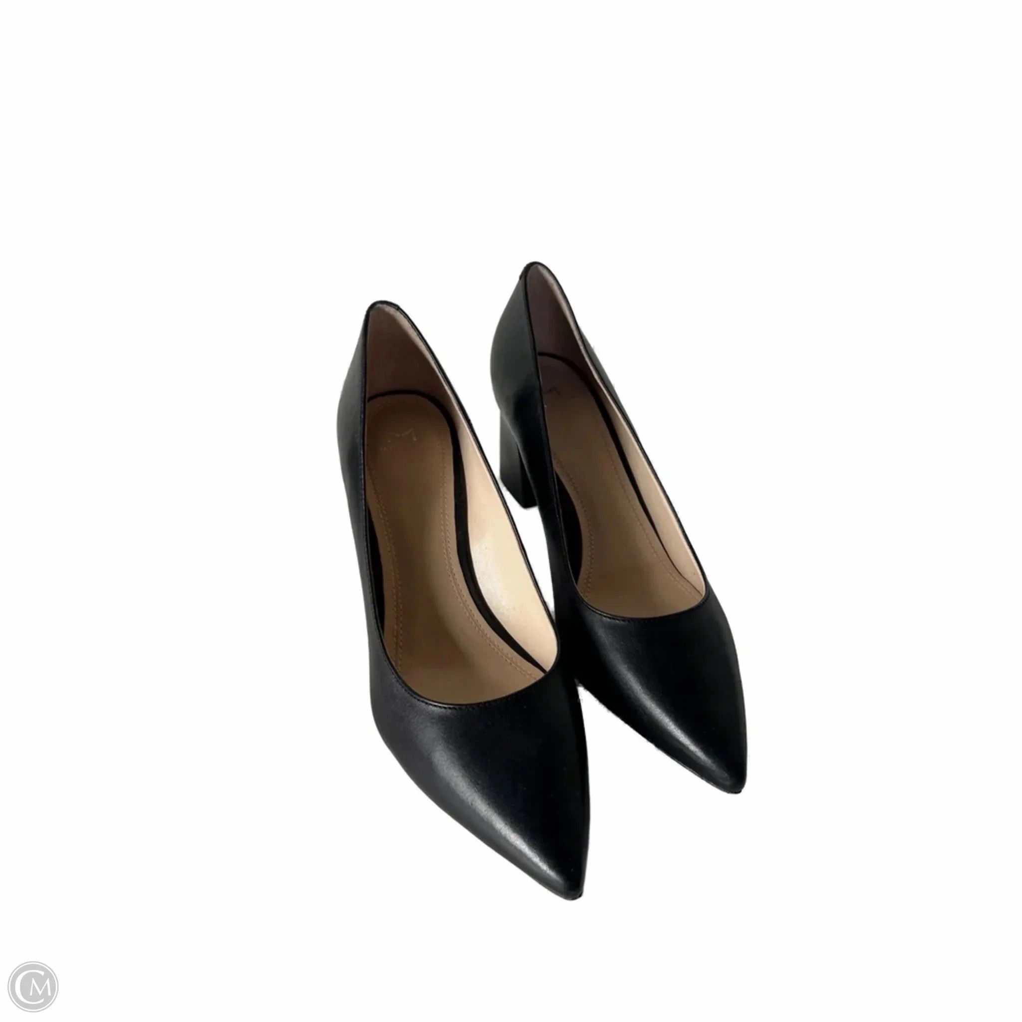 Trendy Mood Shoes Heels Block By Marc Fisher In Black, Size: 9