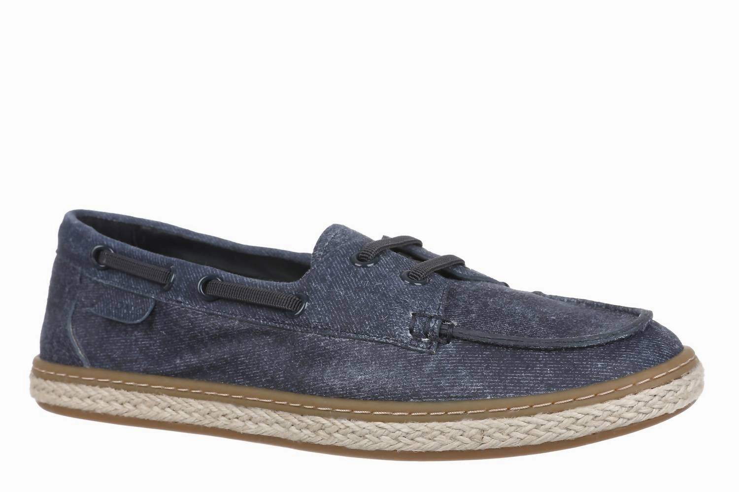 evening walk Women's Bay Slip On Espadrille Loafer In Denim