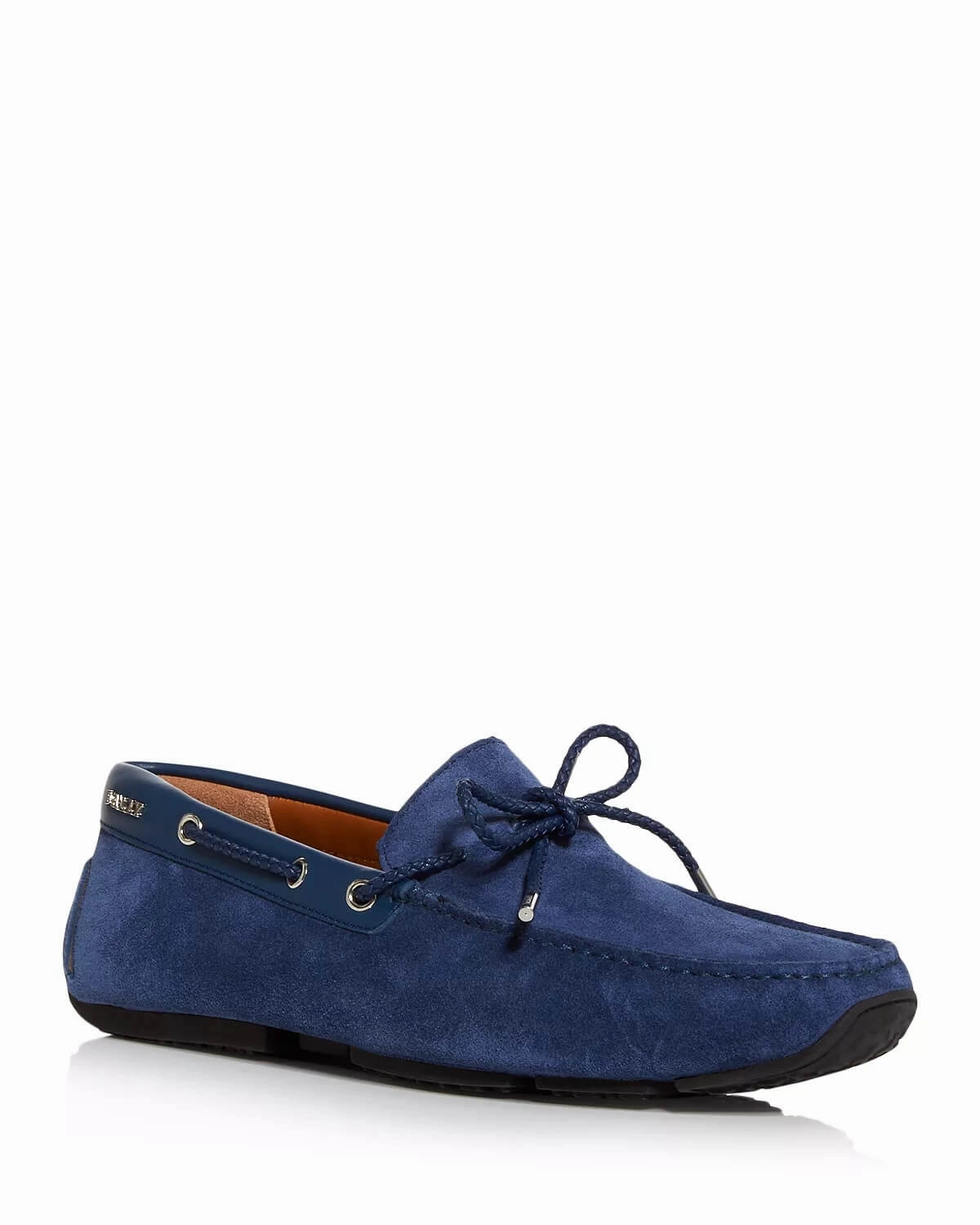 Bally Pindar Men's 6231346 Blue Leather Suede Drivers Flexible